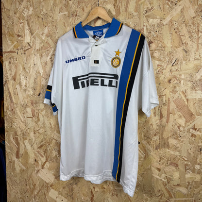 Inter Milan 1997/98 Away Ronaldo #9 Short Sleeve Size 2XL