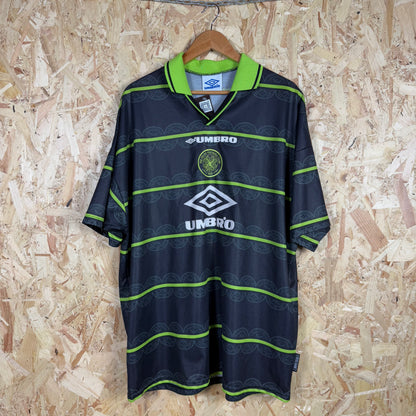 Celtic 1998/99 Away Shirt Umbro Black Size 2XL