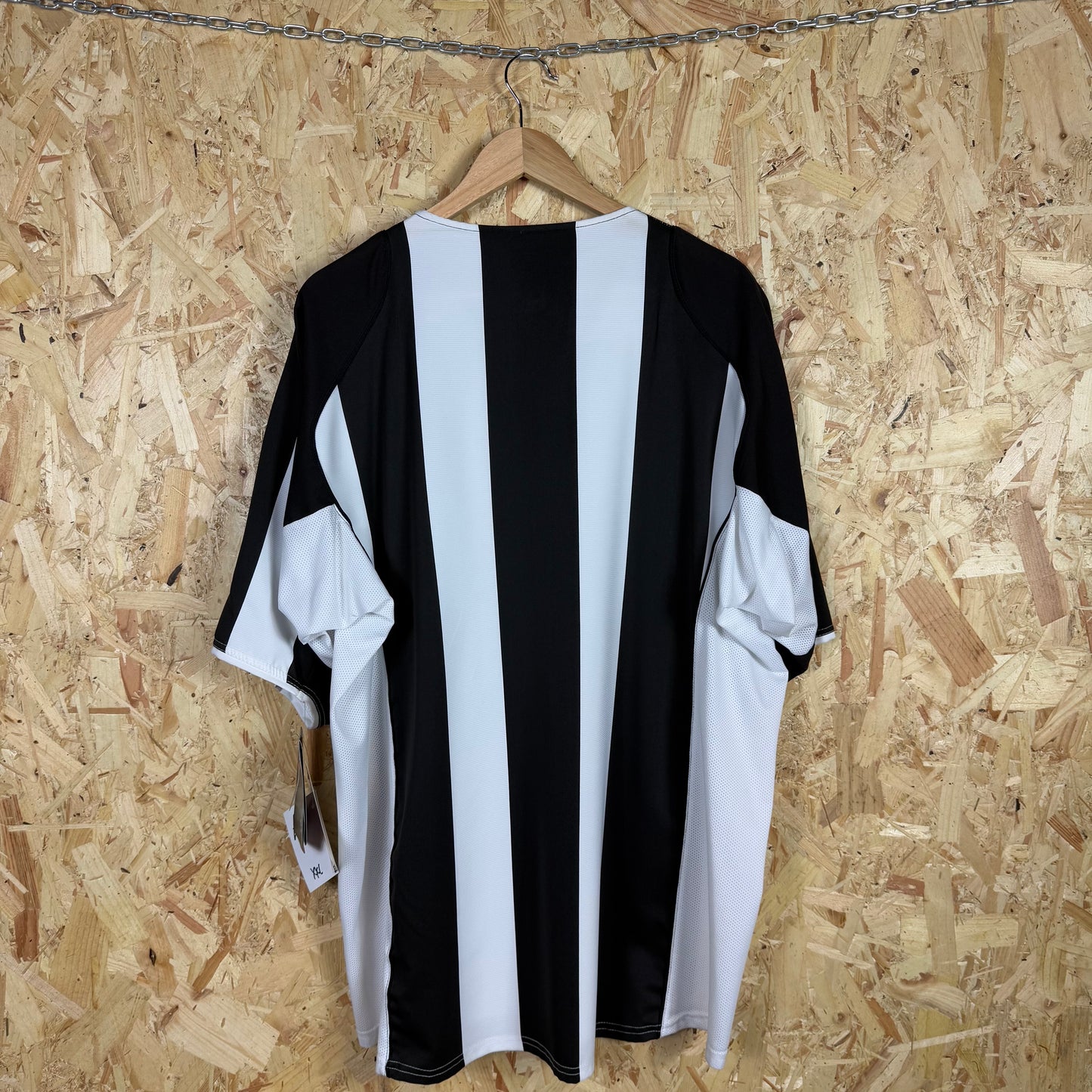 Juventus 2004/05 Home Shirt Black White Nike Size 2XL