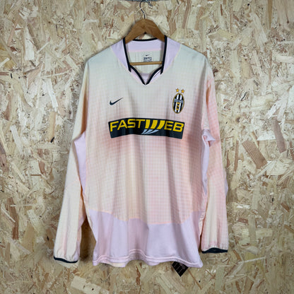 Juventus 2003/04 Away Football Shirt Long Sleeve Nike Size 2XL