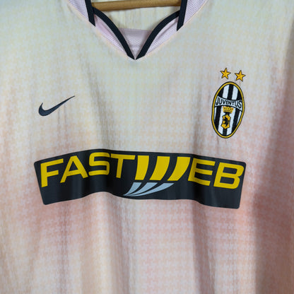 Juventus 2003/04 Away Football Shirt Long Sleeve Nike Size 2XL