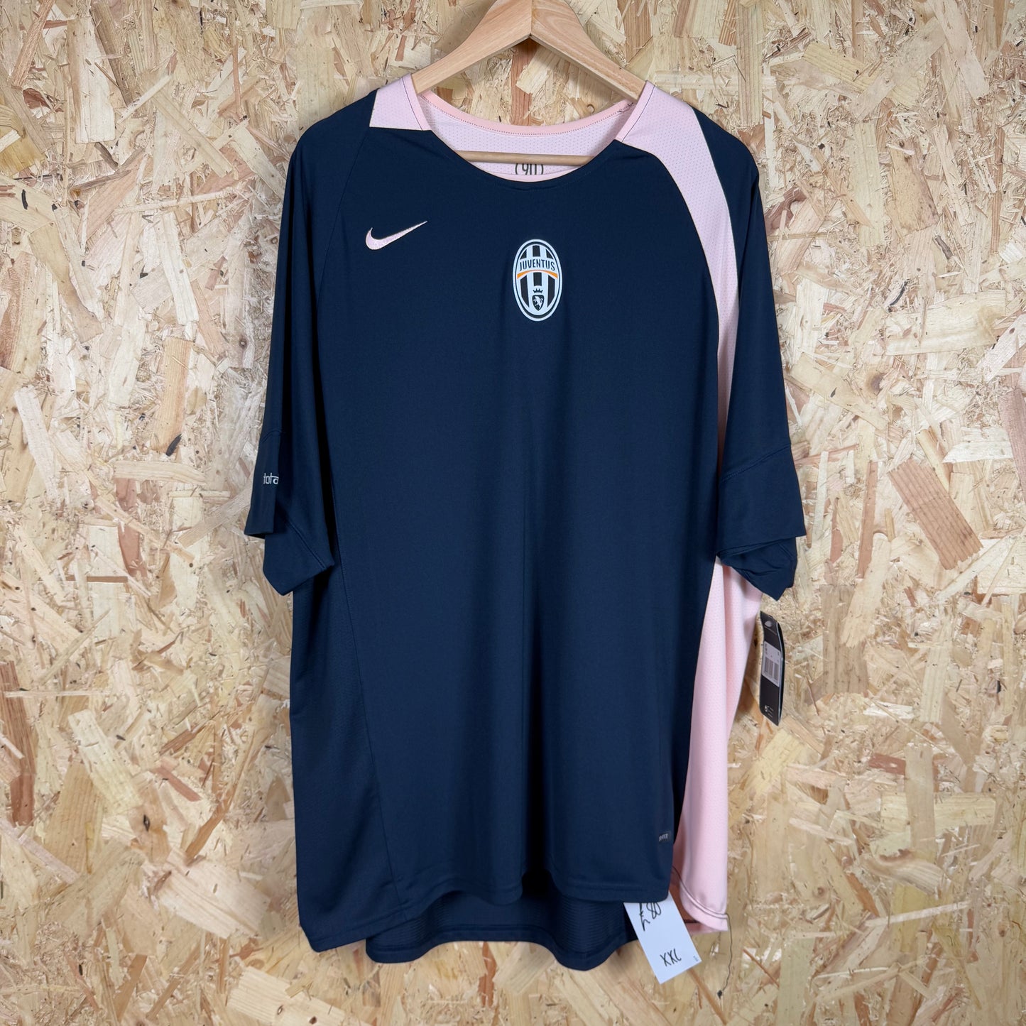 Juventus 2O04 Alternative Training Shirt Navy Blue Pink Nike Size 2XL