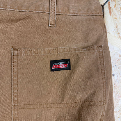 Dickies Beige Carpenter Trousers Zip Fly 38W 32L