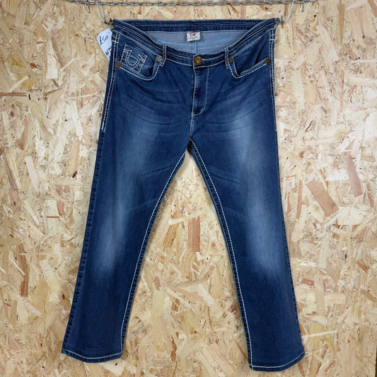 True Religion Blue Jeans 38W 32L