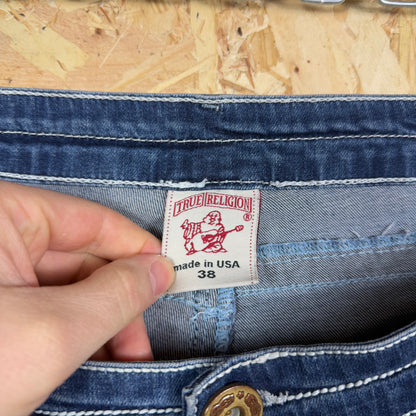 True Religion Blue Jeans 38W 32L