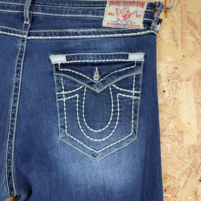 True Religion Blue Jeans 38W 32L