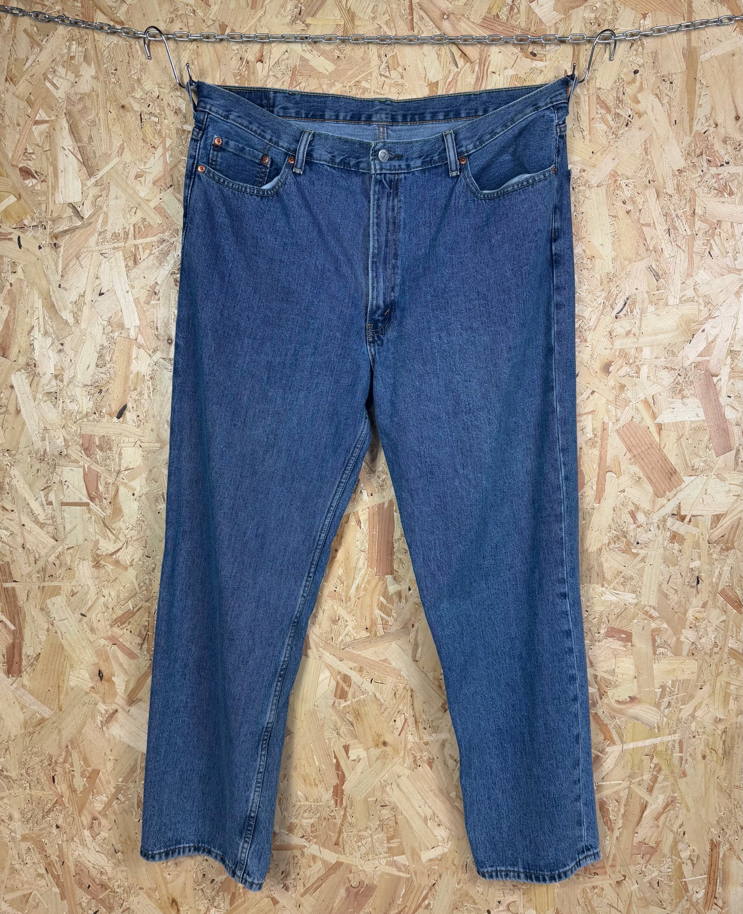 Levis Washed Blue Jeans 42W 32L