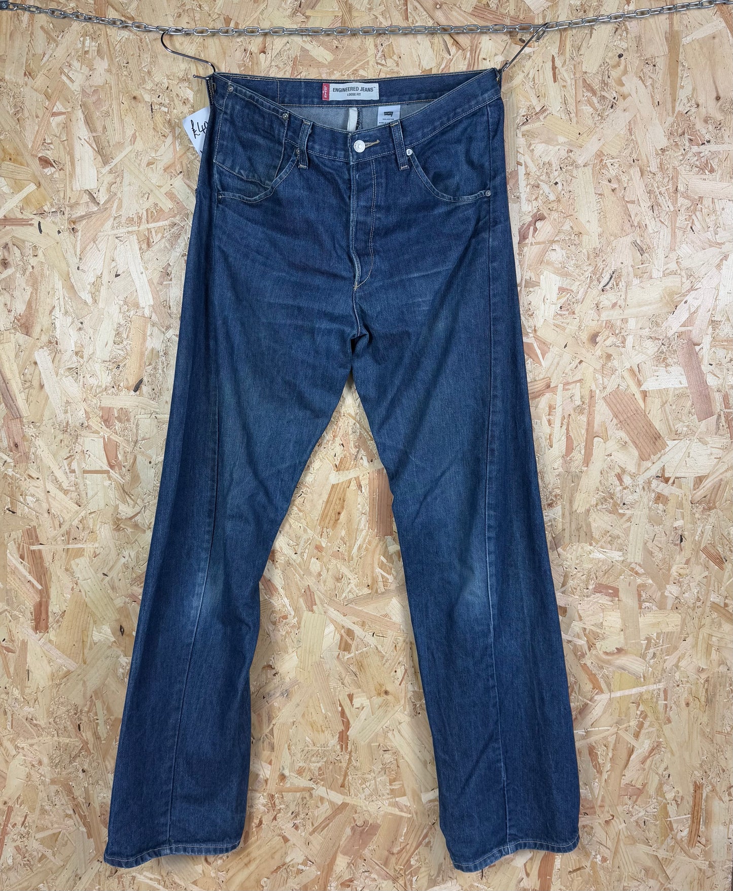 Levis Engineered Twisted Denim Jeans 34W 36L