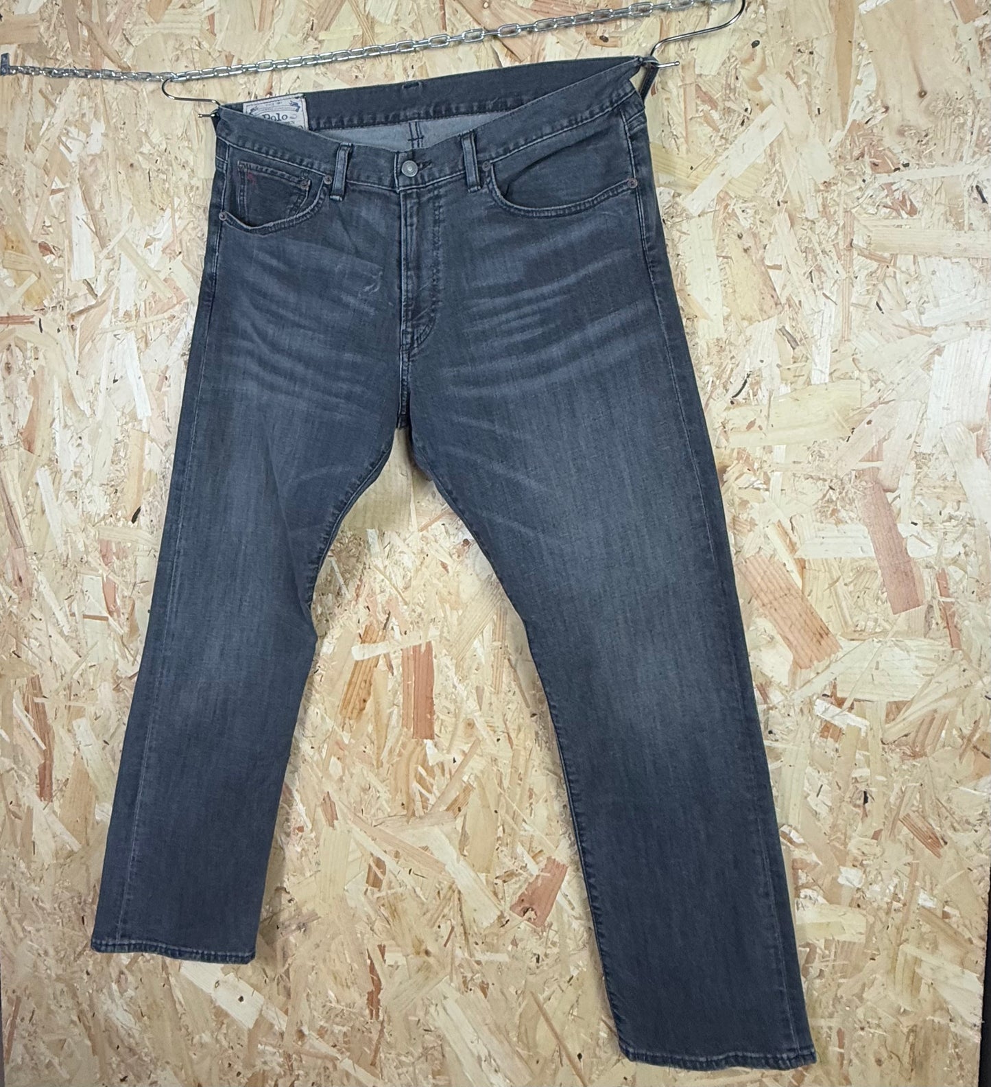 Ralph Lauren Grey Jeans Zip Fly 36W 30L