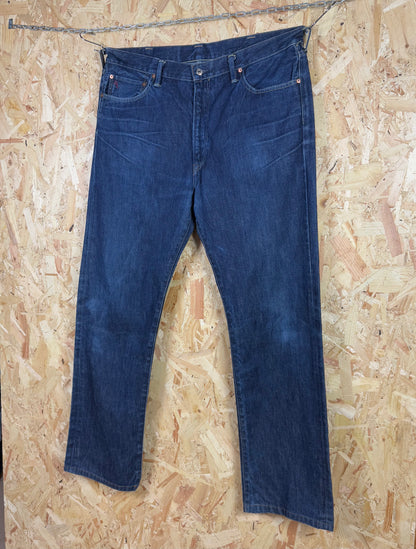 Ralph Lauren Dark Blue Jeans Zip Fly 40W 36L