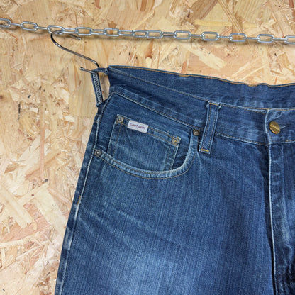 Carhartt Blue Jeans Zip Fly 30W 34L