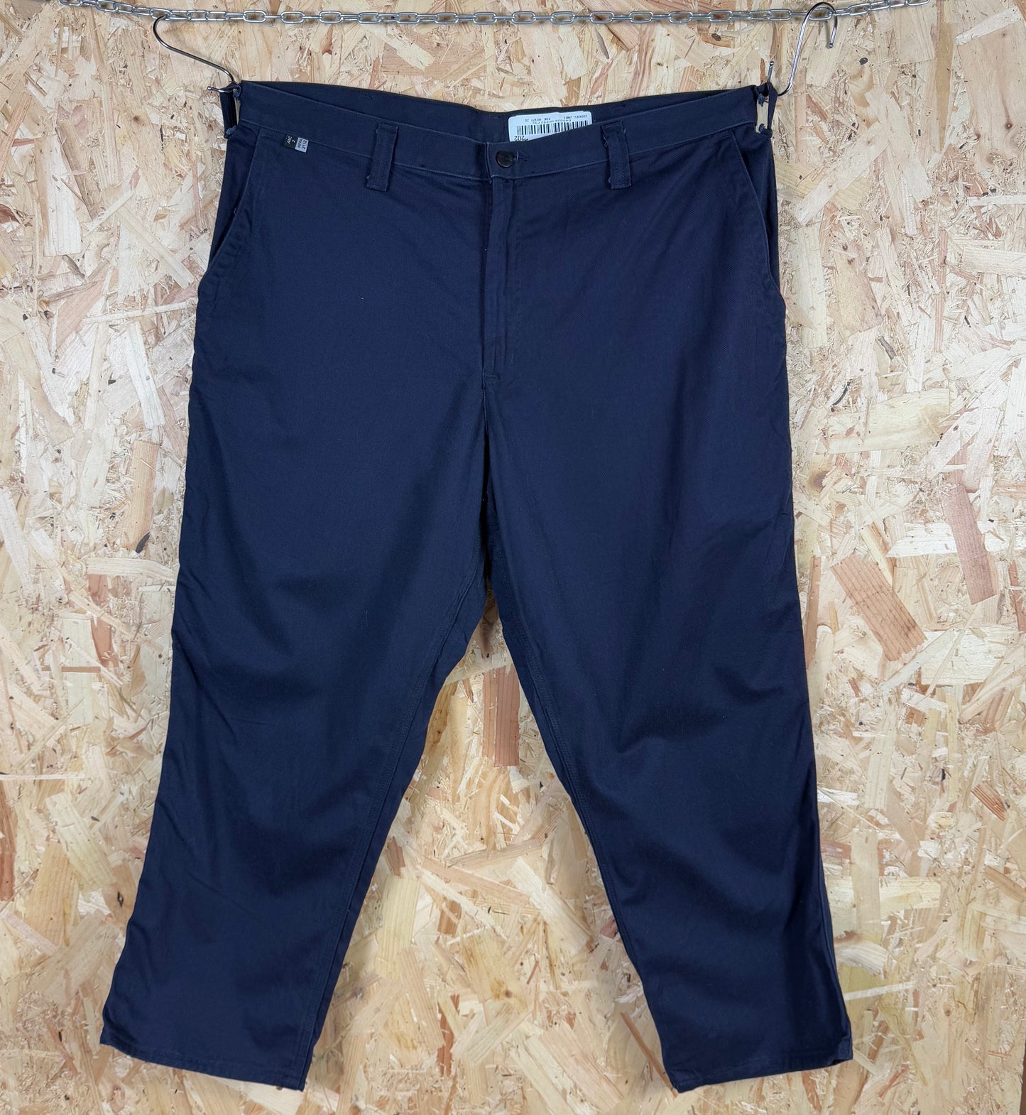 Carhartt Fire Resistant Navy Trousers Zip Fly