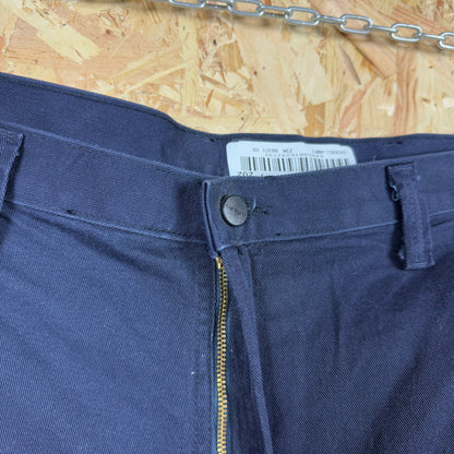 Carhartt Fire Resistant Navy Trousers Zip Fly