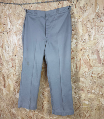 Dickies Trousers Grey Zip Fly 36W 29L