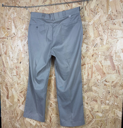 Dickies Trousers Grey Zip Fly 36W 29L