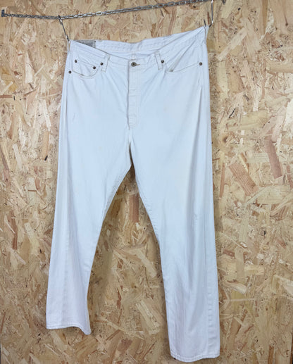 Polo Ralph Lauren White Trousers Zip Fly 38W 32L