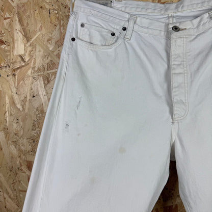 Polo Ralph Lauren White Trousers Zip Fly 38W 32L