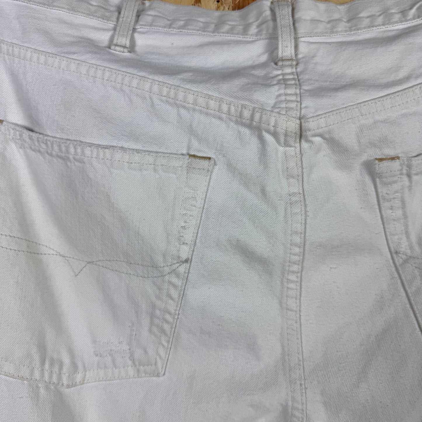 Polo Ralph Lauren White Trousers Zip Fly 38W 32L