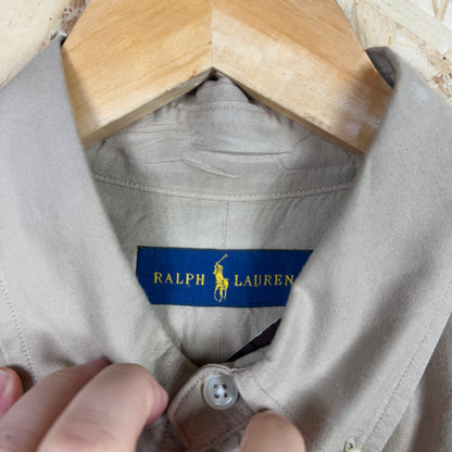 Ralph Lauren Beige Long Sleeve Shirt Size L