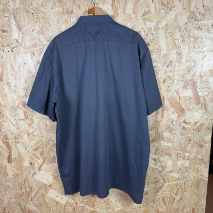 Dickies Grey Short Sleeve Shirt Size 2XL