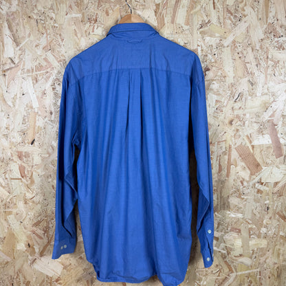 Tommy Hilfiger Blue Long Sleeve Shirt Size L