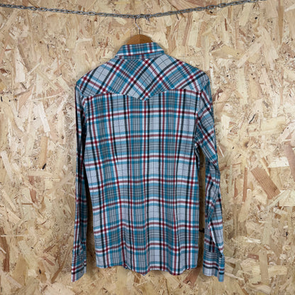 Lee Green Check Long Sleeve Shirt Size L