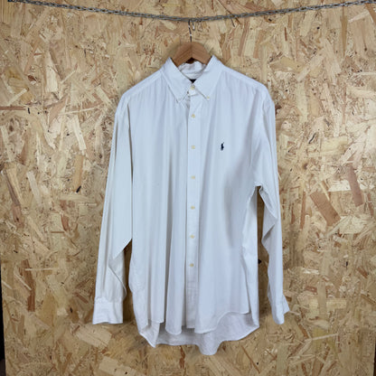 Ralph Lauren White Long Sleeve Shirt Size L