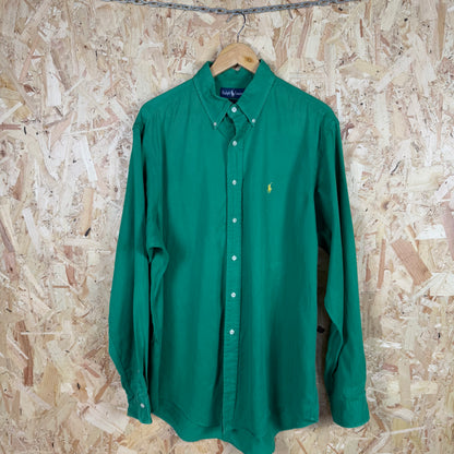 Ralph Lauren Green Long Sleeve Shirt XL