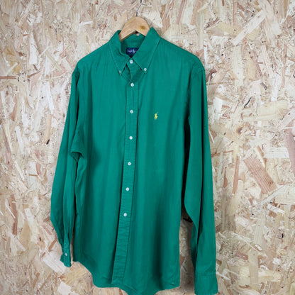 Ralph Lauren Green Long Sleeve Shirt XL