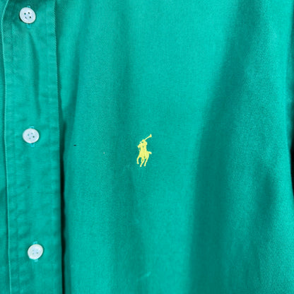 Ralph Lauren Green Long Sleeve Shirt XL