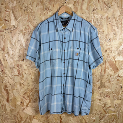 Carhartt Sky Blue Check Shirt Size XL