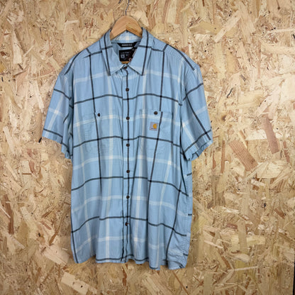 Carhartt Sky Blue Check Shirt Size XL