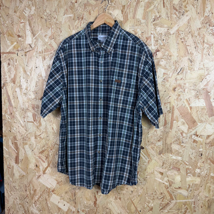 Carhartt Dark Blue Check Shirt Size XL