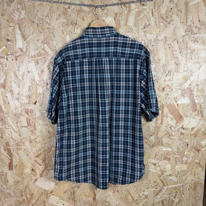 Carhartt Dark Blue Check Shirt Size XL