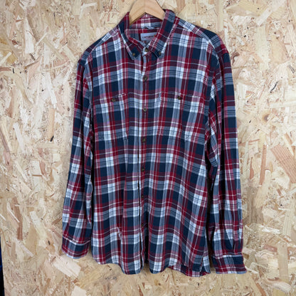 Carhartt Red And Blue Check Long Sleeve Shirt Size L