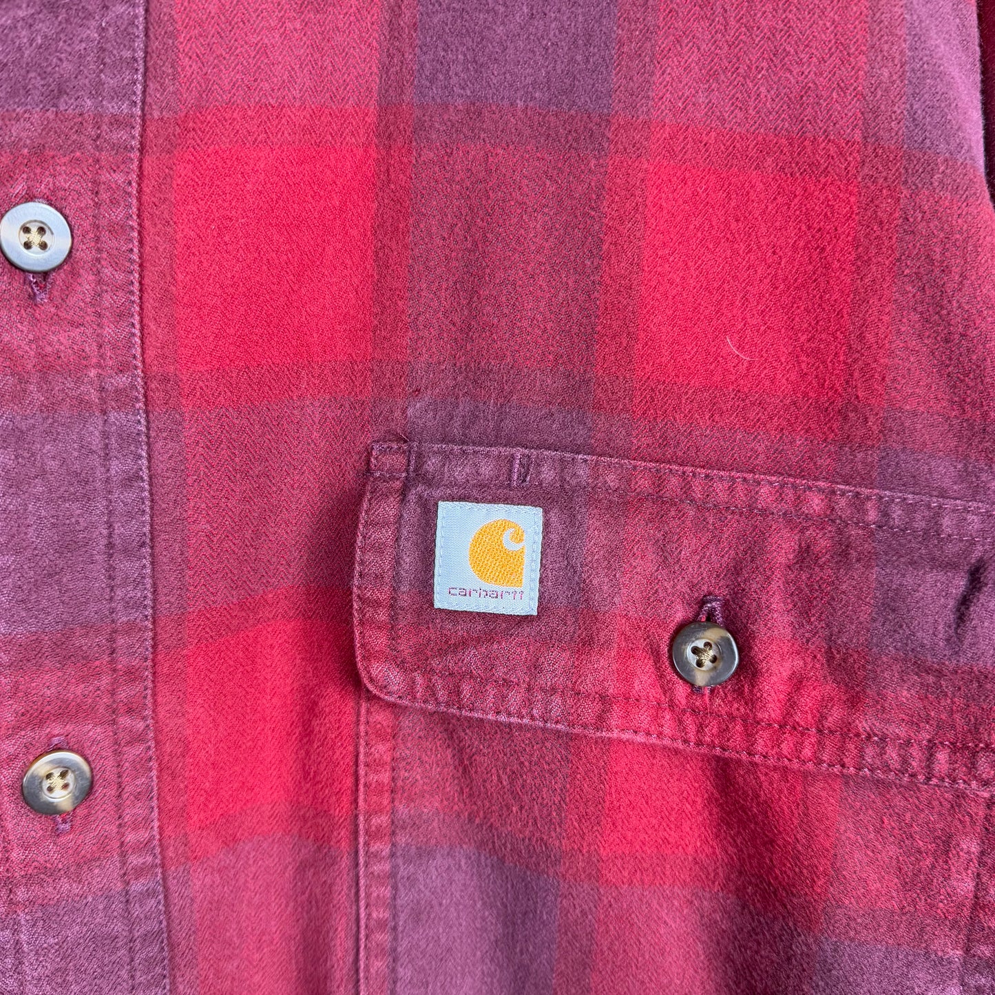 Carhartt Red Check Flannel Size 2XL