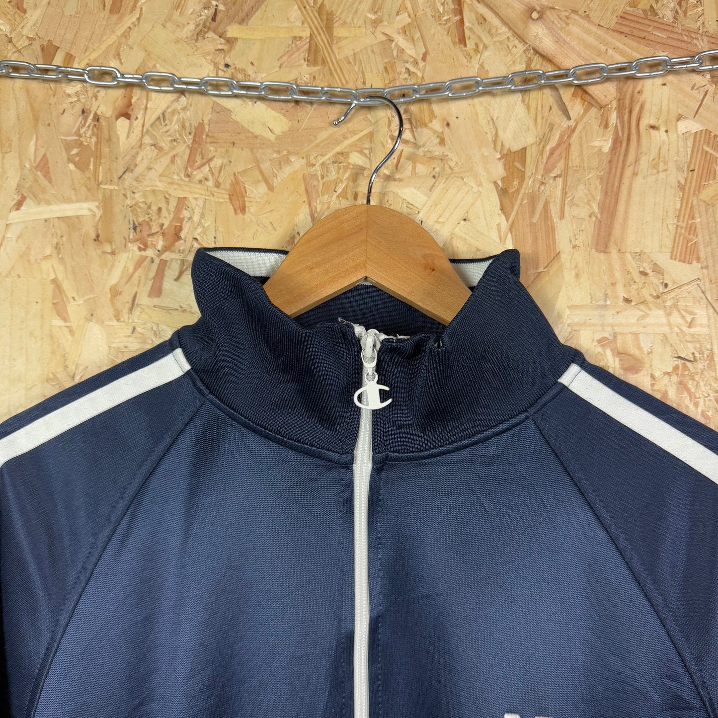 Champion Norte Dame Navy Track Jacket Size L