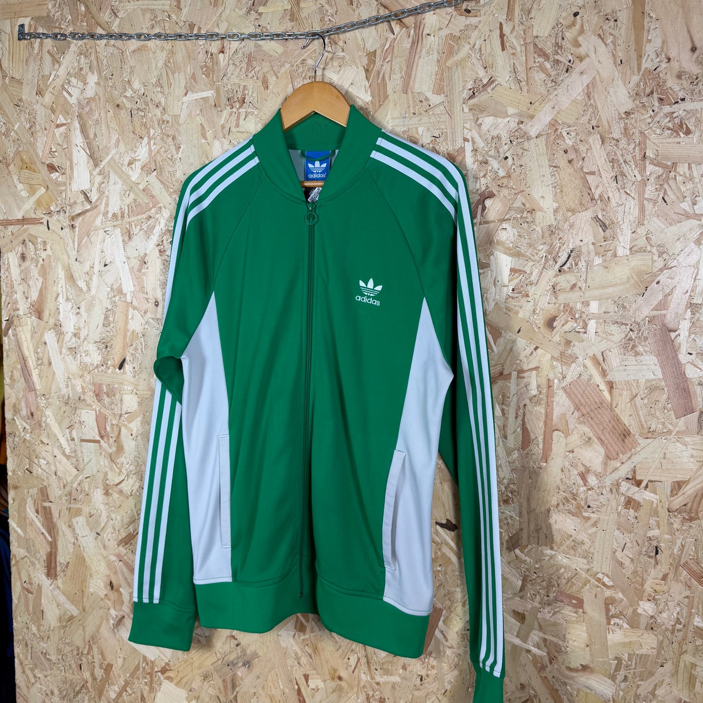 Adidas Track Jacket Green Size L