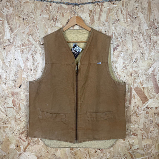 Carhartt Lined Beige Gilet Size L