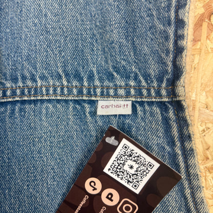 Carhartt Lined Denim Gilet Size 2XL