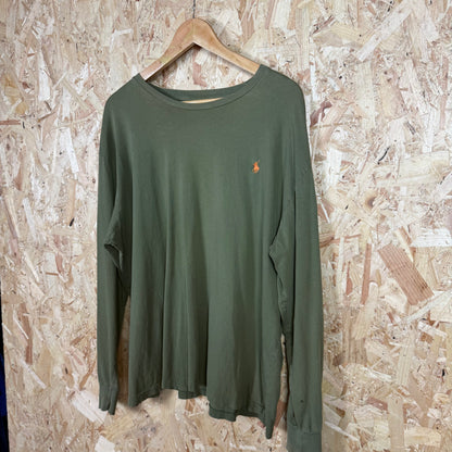 Polo Ralph Lauren Green Long Sleeve T-Shirt Size XL