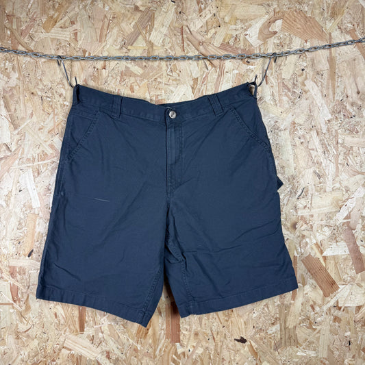 Carhartt Carpenter Grey Canvas  Workwear Shorts Relaxed Fit W38
