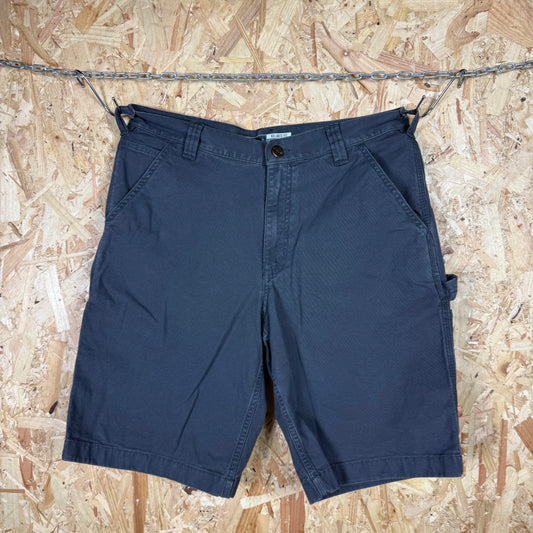 Carhartt Carpenter Grey Workwear Shorts Relaxed Fit W34