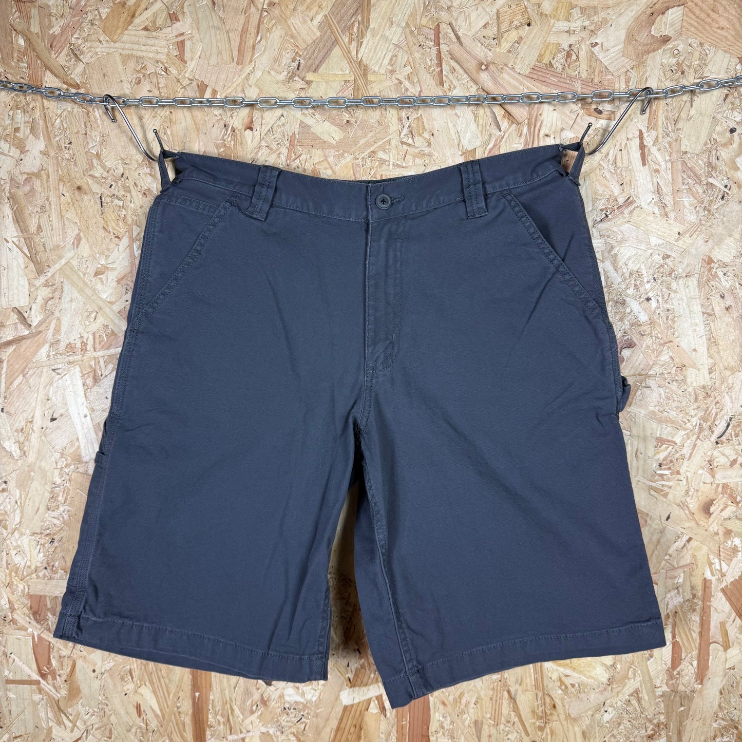 Carhartt Carpenter Grey Workwear Shorts Relaxed Fit W34