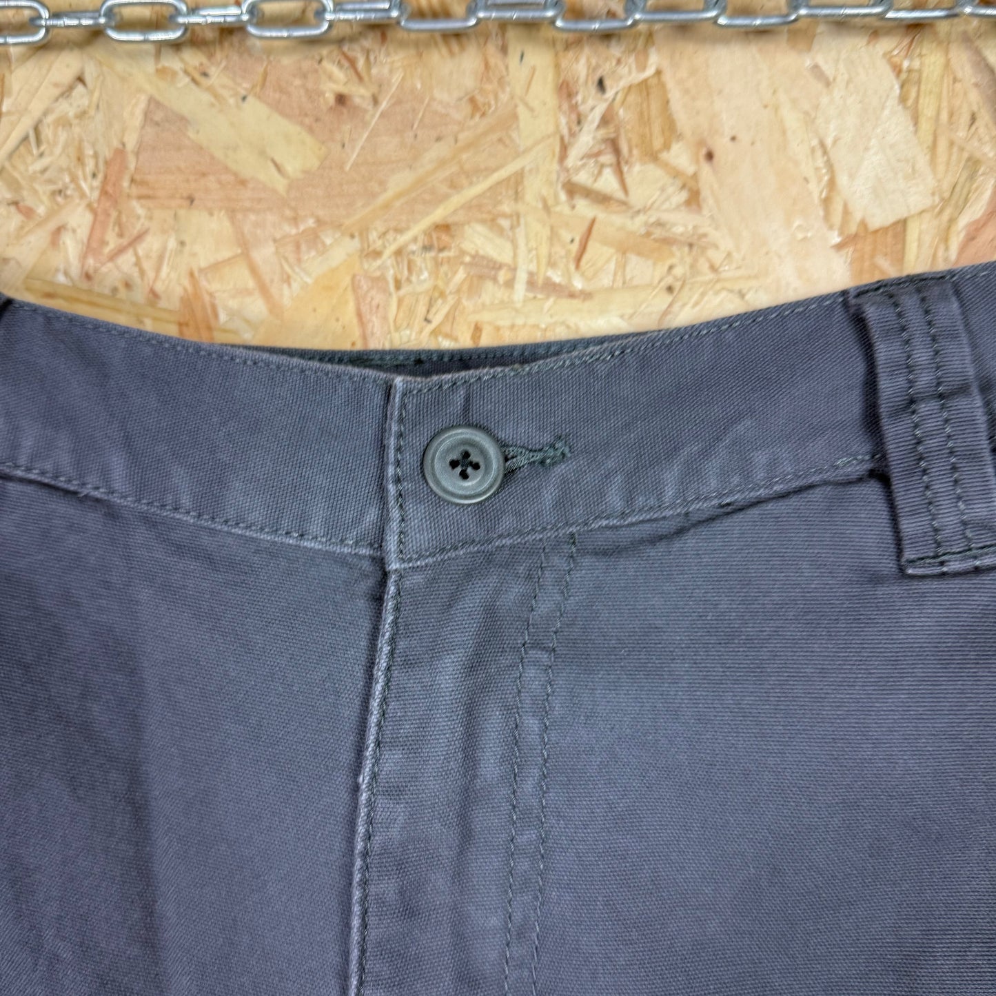 Carhartt Carpenter Grey Workwear Shorts Relaxed Fit W34