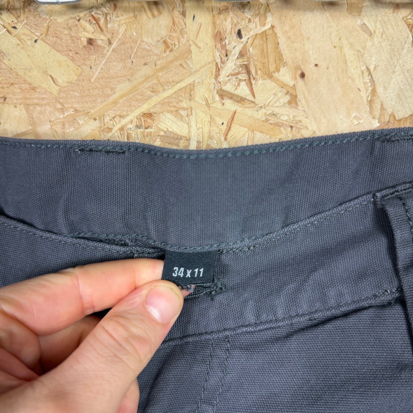 Carhartt Carpenter Grey Workwear Shorts Relaxed Fit W34