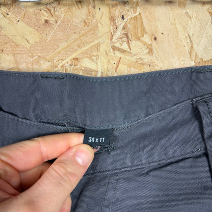 Carhartt Carpenter Grey Workwear Shorts Relaxed Fit W34