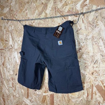 Carhartt Carpenter Grey Workwear Shorts Relaxed Fit W34