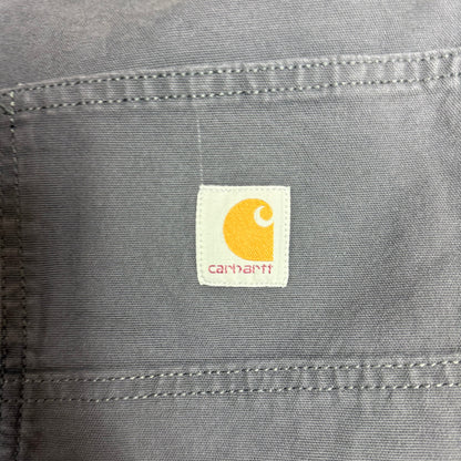 Carhartt Carpenter Grey Workwear Shorts Relaxed Fit W34