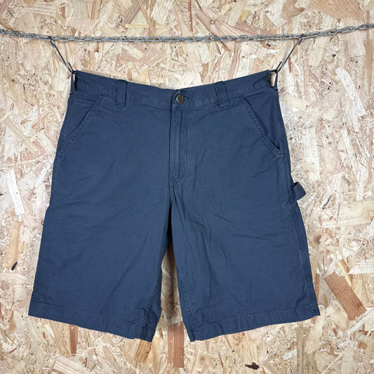 Carhartt Carpenter Grey Workwear Shorts Relaxed Fit W34